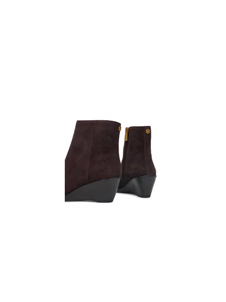 Polokozačky MICHAEL Michael Kors Austin Wedge Bootie hnědá