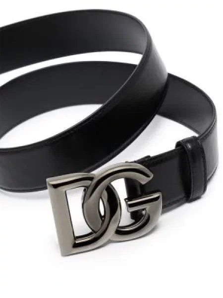 Pásek Dolce & Gabbana s přezkou černý