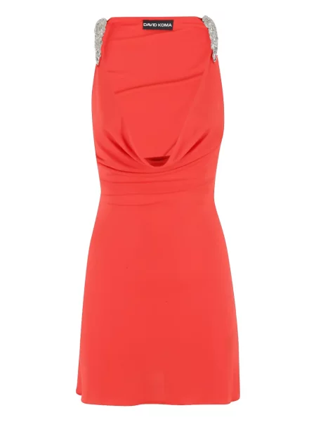 Rochie mini David Koma de costum portocaliu