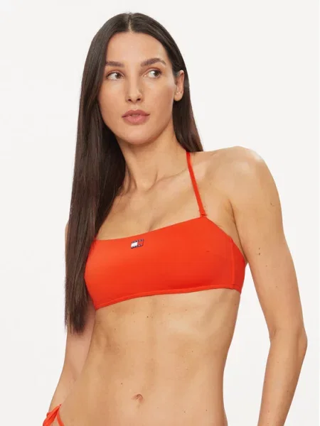 Tommy Hilfiger Góra od bikini czerwony