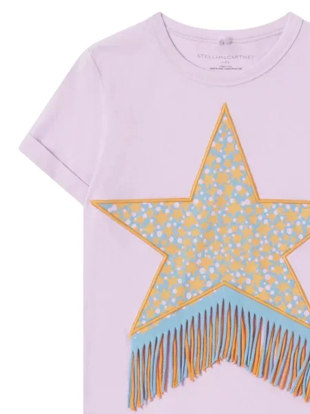 Koszulka dziecięca Stella Mccartney fioletowa