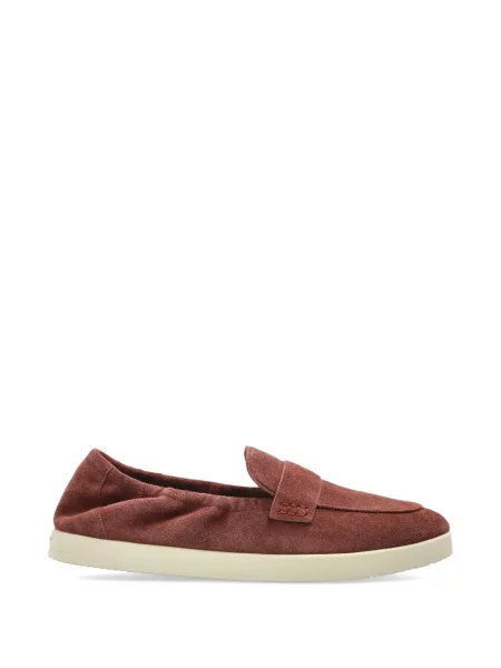 Chiloți Tory Burch din piele de căprioară slip-on maro