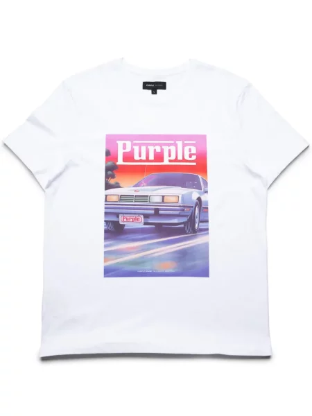 Tricou Purple Brand alb