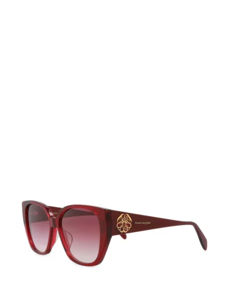 Ochelari de soare Alexander Mcqueen Eyewear cu imagine roșu
