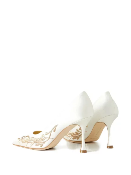 Lodičky Manolo Blahnik bílé