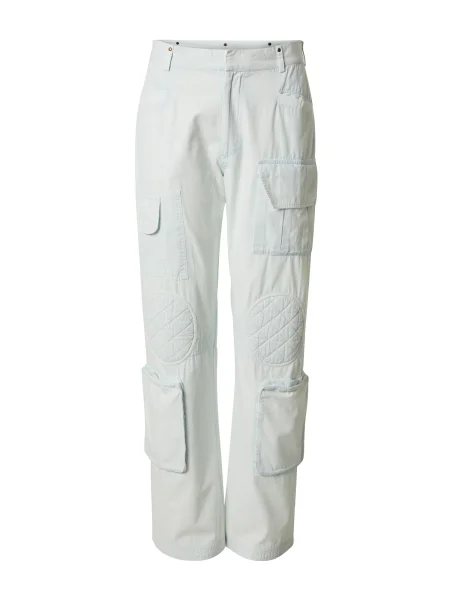 Luka Sabbat for About You Pantaloni cu Tamino albastru pastel alb