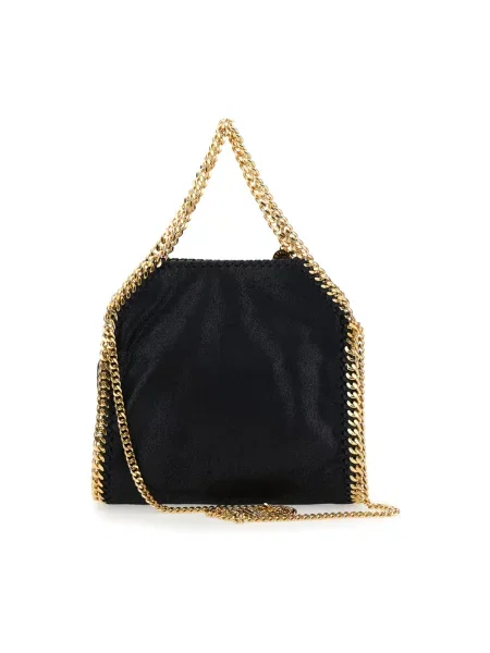 Mała mały torebka na łańcuszku Stella Mccartney elegancka czarna