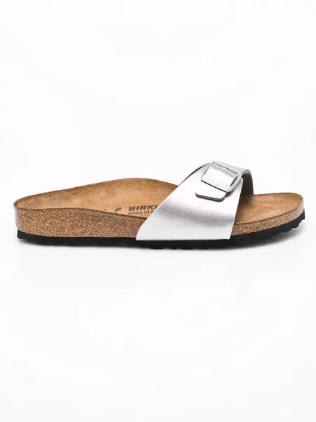 Șlapi Birkenstock argintiu