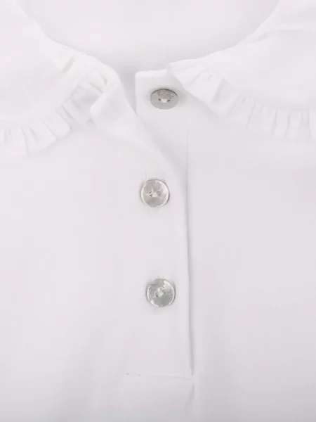 Koszulka polo dziecięca Knot biała