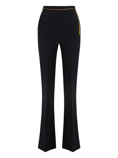 Панталон Elisabetta Franchi от креп черно