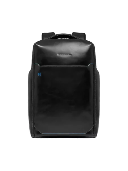 Torba na laptopa Piquadro skórzana czarna