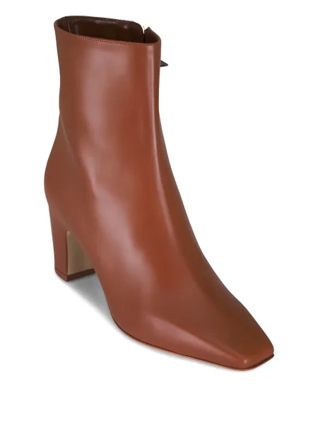 Botine Manolo Blahnik din piele maro