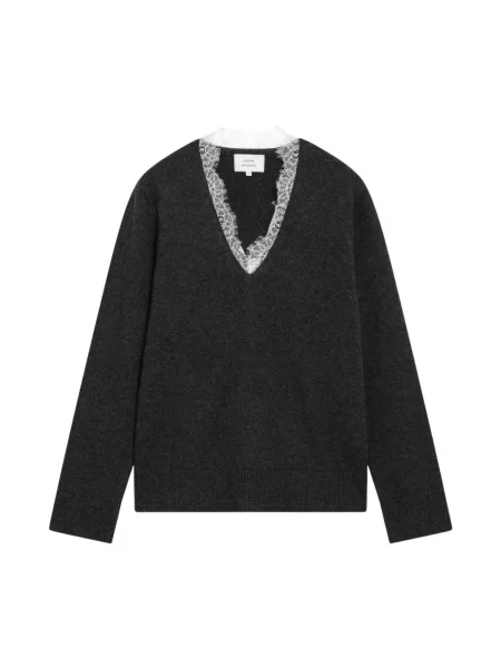 Sweter Loulou De Saison z kaszmiru szary
