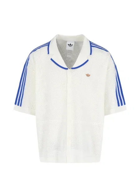 Cămașă Adidas tricotate cu șireturi negru
