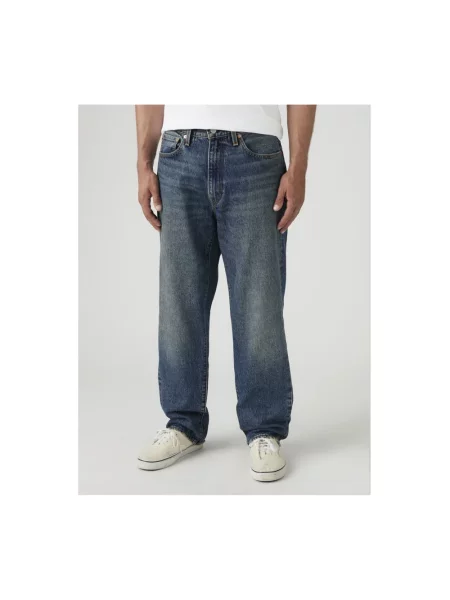 Levi's jeansy LOOSE STRAIGHT niebieskie