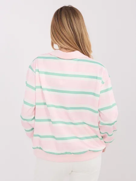 Bluză Italy Moda cu dungi alb