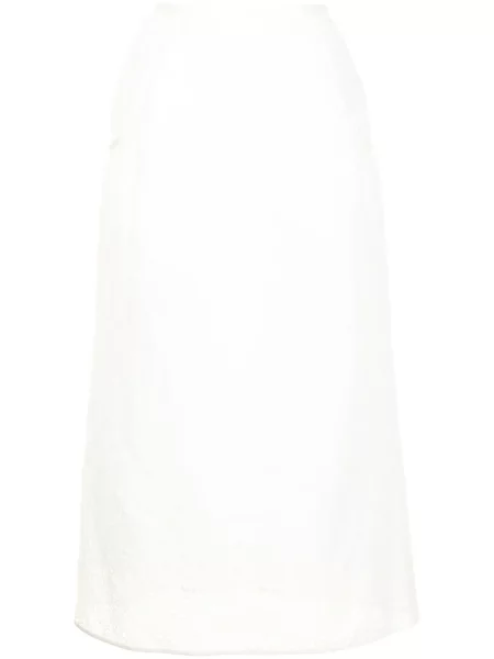 Spódnica Mame Kurogouchi koronkowa biała