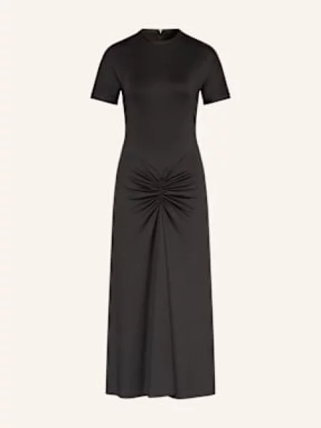 Victoria Beckham Sukienka Koktajlowa Z Dżerseju schwarz czarna