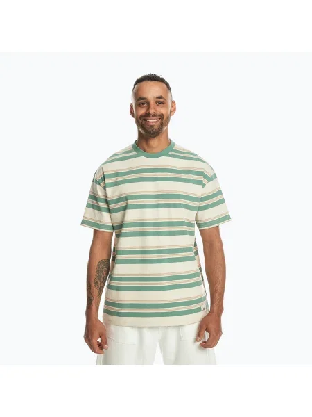 Olcsóbban. Quiksilver Eco YD Stripe Tee frosty eco stripe tee férfi póló. Méret: S zöld