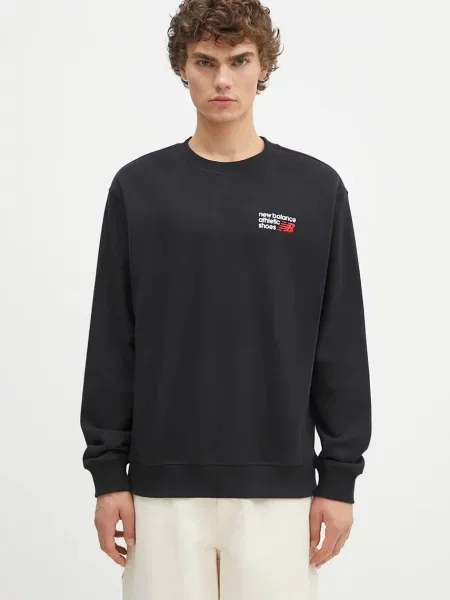 Bluza nierozpinana New Balance z logo czarna