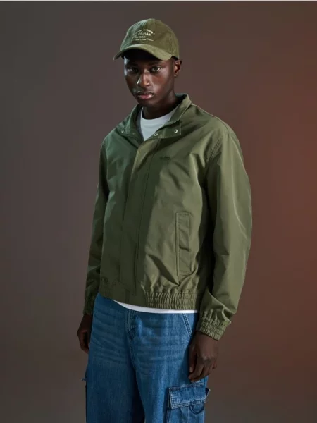 Sinsay Bunda se stojáčkem šedá