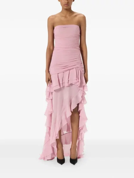 Rochie Blumarine cu volane roz