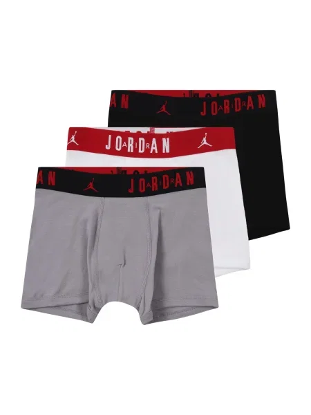 Jordan Σλιπ γκρι / κόκκινο / μαύρο λευκό