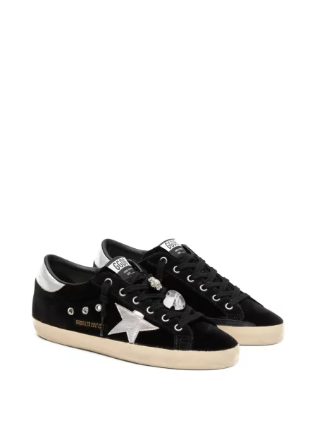 Pandantiv Golden Goose de catifea negru