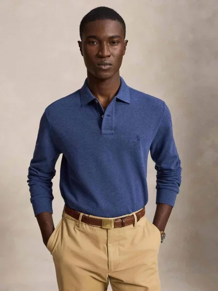 Polo Ralph Lauren Póló melír kék