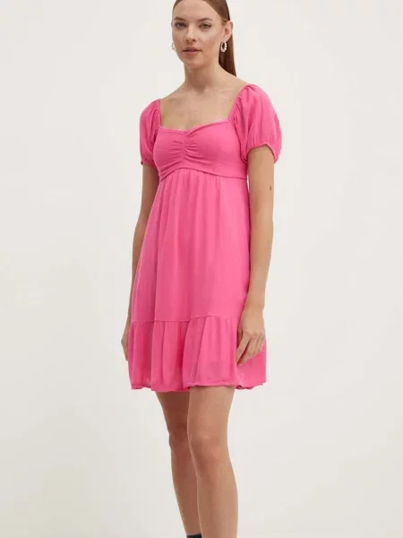 Obleka Hollister Co. roza