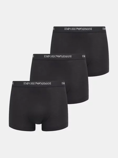 Emporio Armani Underwear boxerky pánske s bavlnou čierna
