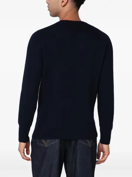 Džemper Drumohr s okruglim izrezom plava