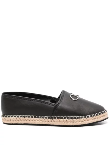 Espadrile Calvin Klein din piele negru