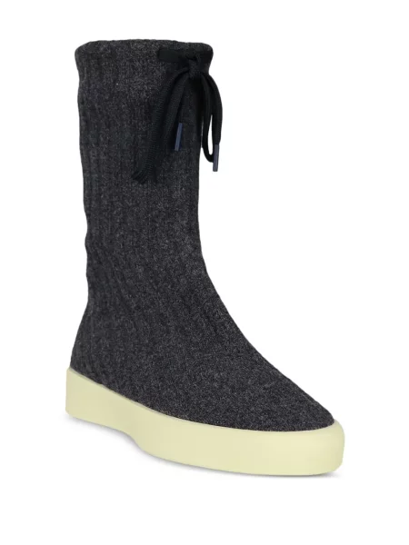 Botine Fear Of God tricotate gri
