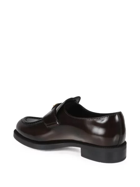 Pantofi loafer Prada din piele maro