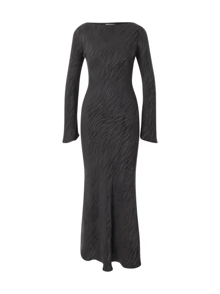 TOPSHOP Rochie DELILAH gri metalic negru