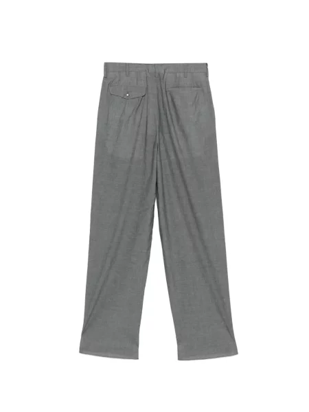 Pantaloni Magliano plisate gri