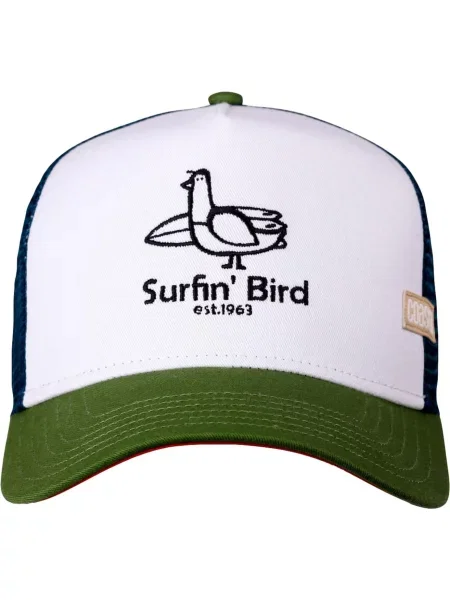 Coastal Șapcă bej / bleumarin / verde / negru alb