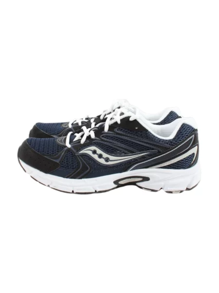 Lniane sneakersy Saucony niebieskie