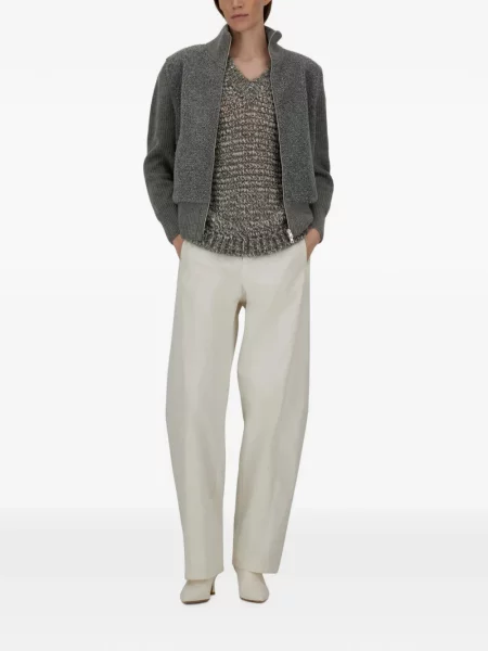 Cardigan Herno tricotate gri