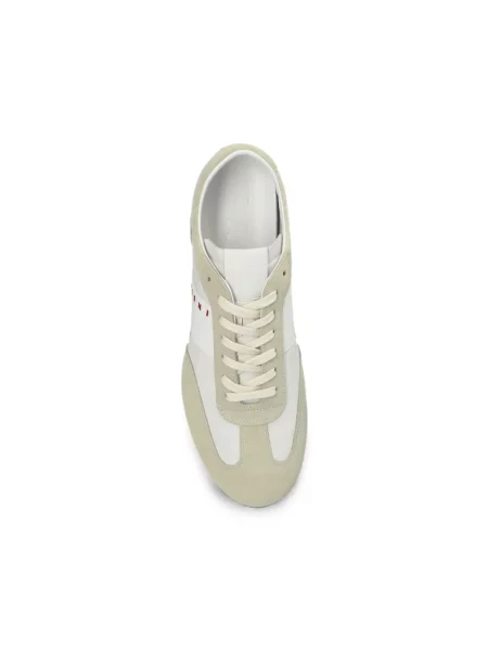 Sneakersy Marni skórzane białe