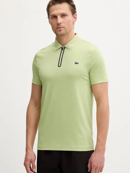 Tricou polo Lacoste verde