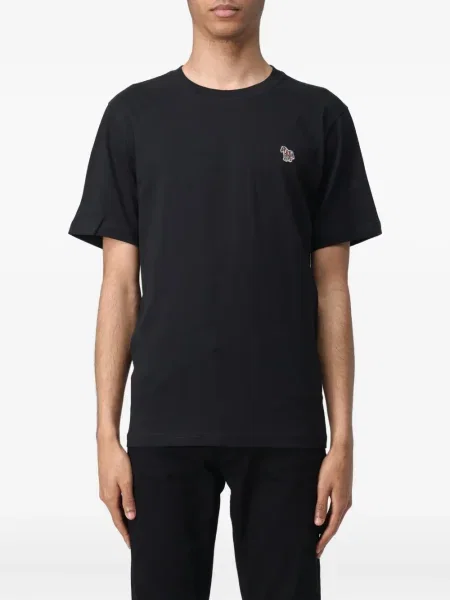 Tricou Ps Paul Smith cu model zebră negru