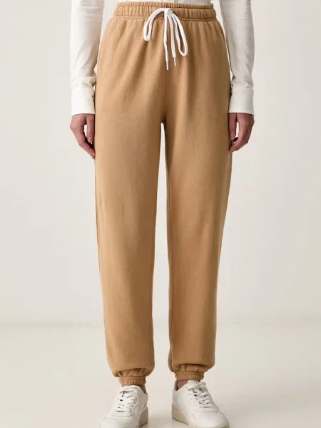 Polo Ralph Lauren pantaloni de trening pentru femei cu maro