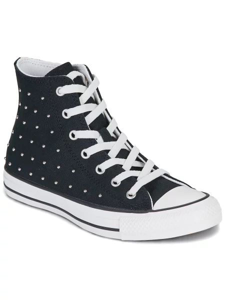 Členkové topánky Converse čierna