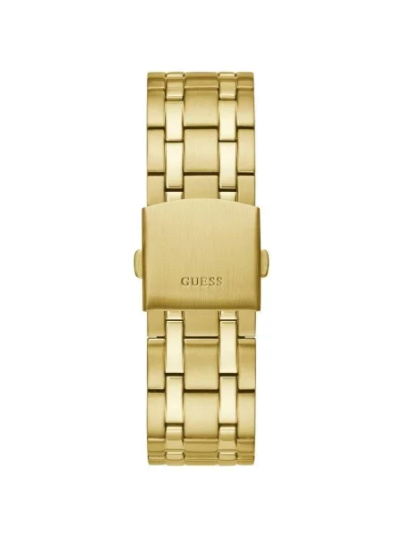 Lniany zegarek Guess żółty
