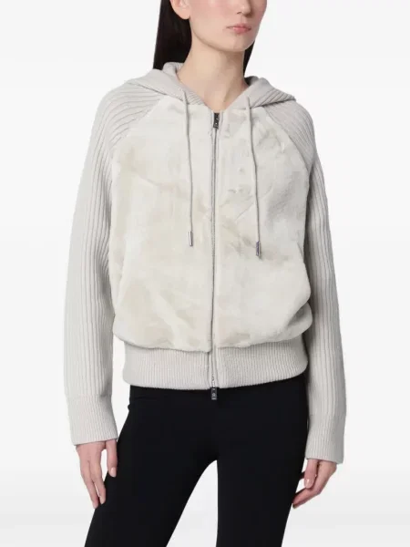Bluza z kapturem Moose Knuckles biała