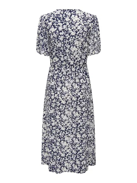 ONLY Rochie tip cămașă Halia Bleumarin alb