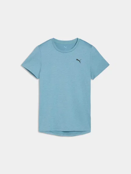 Спортивна футболка PUMA W Tad Essential Heather Tee комбінований верх синій