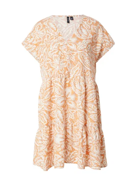 VERO MODA Rochie de vară NETHE / închis / portocaliu bej